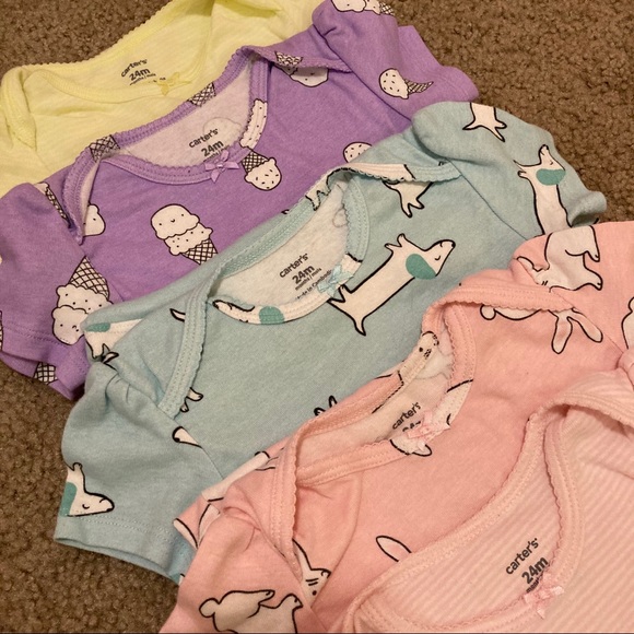 Carters Short Sleeve Bodysuits - Picture 2 of 2